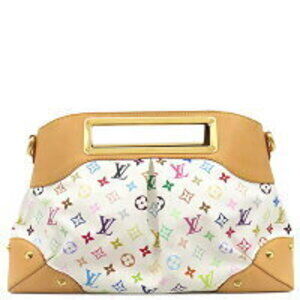 Louis Vuitton Judy Monogram Multicolor Bag White Shoulder Handbag